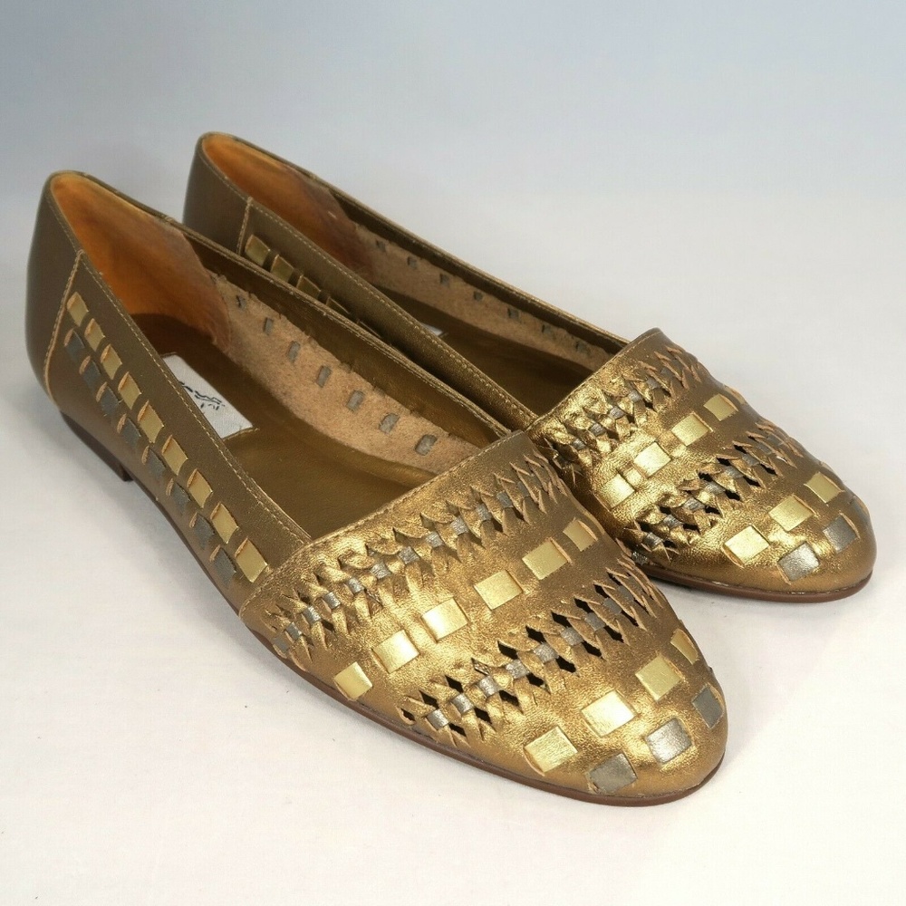Trotters Avanti Metallic Woven Flats 8.5N